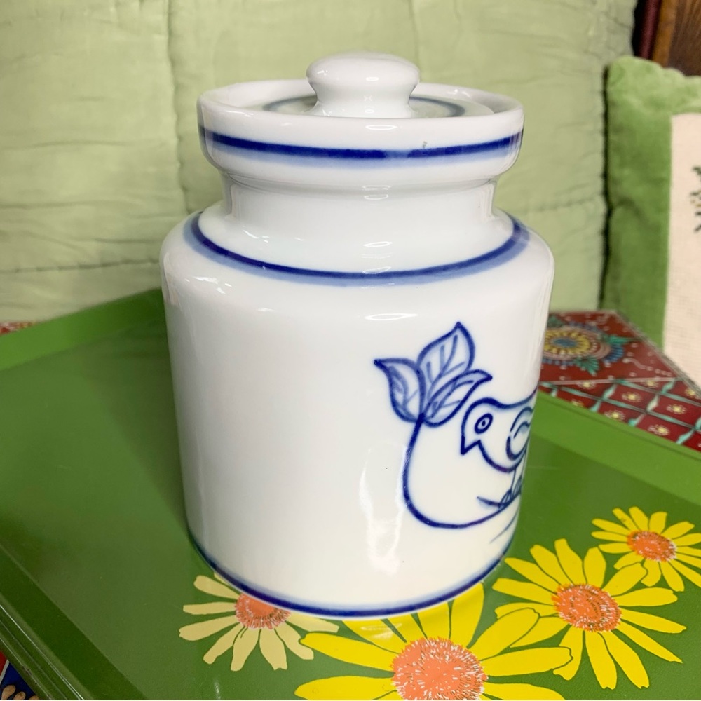 Ceramic Bird Canister - Picture 4 of 10